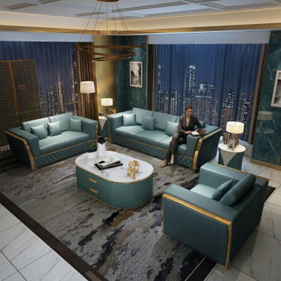 Sofa set bankstel 3+2+1 Designbank Design bank zithoek 3-delig.