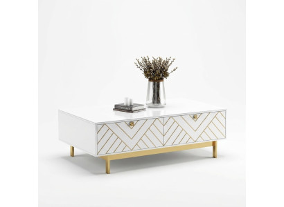 Edelglans salontafel tafel Roestvrijstalen bank bijzettafel VS luxe