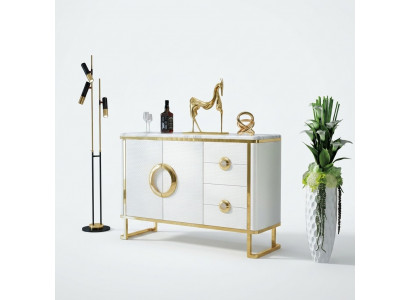 Edel design dressoir sideboard Italiaanse dressoirs lage dressoirs leer