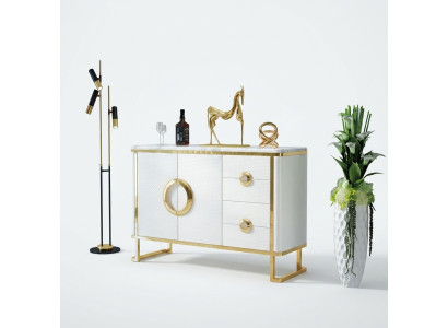 Edel design dressoir sideboard Italiaanse dressoirs lage dressoirs leer