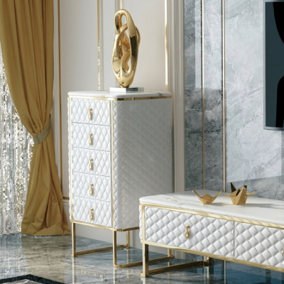 Decoratieve ladekastje dressoir ladenkastjes dressoirs 5 laden hoge kast