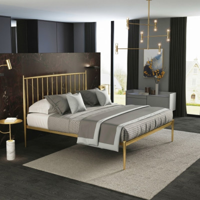 Italiaans lederen designmeubilair bed tweepersoons slaapkamer 180x200cm