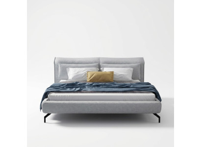 Italiaans designmeubilair bed tweepersoons slaapkamer 180x200cm leer