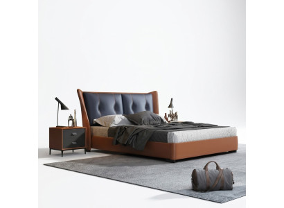 Italiaans designermeubilair bed tweepersoons slaapkamer 180x200 cm Nieuw