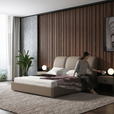 Ontwerper Italiaanse meubels Bed Dubbele Slaapkamer 180x200cm Nieuw