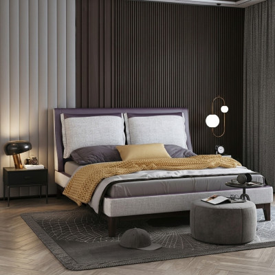 Ontwerper Italiaanse meubels Bed Dubbele Slaapkamer 180x200cm Bedden