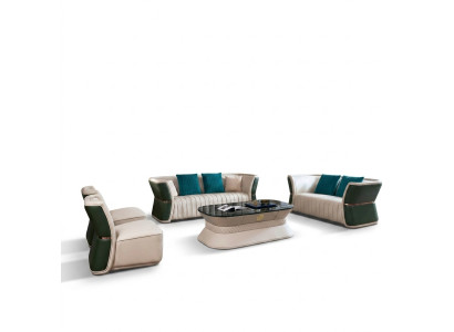 Compleet set bankstel 3+2+1+1 zitter design bank bankstel.
