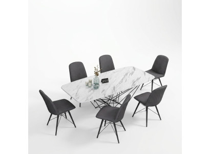 Ontwerp tafel Eettafel Metalen tafels Kantoor Vergaderzaal Eetkamer Eetgedeelte