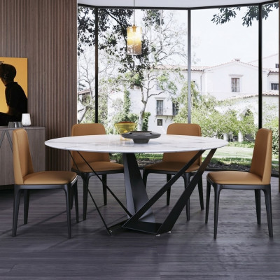 Ronde luxe eettafel designer eettafels 130cm conferentie ronde tafels