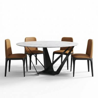 Ronde luxe eettafel designer eettafels 130cm conferentie ronde tafels