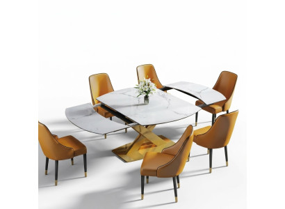 Moderne houten eettafel tafel houten tafels 120/180cm eetkamer
