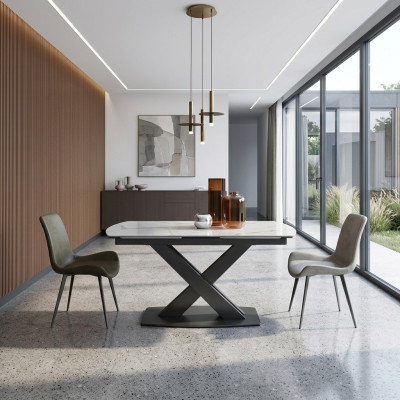 Moderne houten eettafel tafel hout tafels 120/180cm eetkamer uittrekbaar