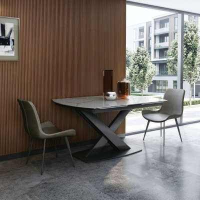 Ontwerp eetkamergroep Tafel + 2 Stoelen Zitting Kussenset Tafels Rugleuning