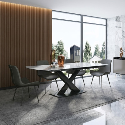 Eetkamerset Tafel 4x Stoelen Zitgroep Eetgroep Eetkamerset