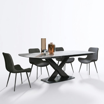 Eetkamerset Tafel 4x Stoelen Zitgroep Eetgroep Eetkamerset