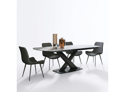 Eetkamerset Tafel 4x Stoelen Zitgroep Eetgroep Eetkamerset