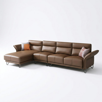 Woonlandschap hoekbank L-vorm fauteuil set modern bank hoekbank.