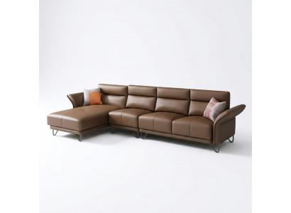 Woonlandschap hoekbank L-vorm fauteuil set modern bank hoekbank.