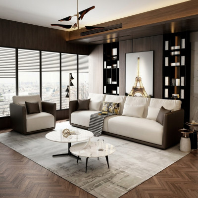 Compleet set bankstel 4+1 zit bank tafel design woonlandschap
