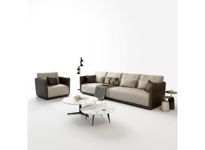 Compleet set bankstel 4+1 zit bank tafel design woonlandschap