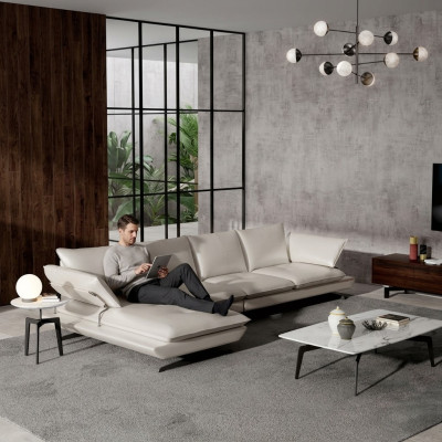 Hoekbank Bank Bank Bekleding Woonlandschap Hoek Decor Bankstel L Vorm