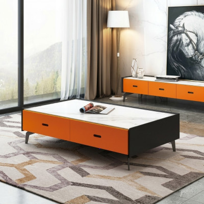 Italiaanse stijl meubels salontafel glazen tafels ontwerptafel woonkamer