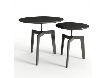 Stel 2x decoratieve salontafel koffietafel bijzettafel designer woonkamertafel