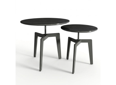 Stel 2x decoratieve salontafel koffietafel bijzettafel designer woonkamertafel