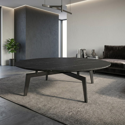 Italiaanse stijl ronde designer salontafel bijzettafels ronde tafel