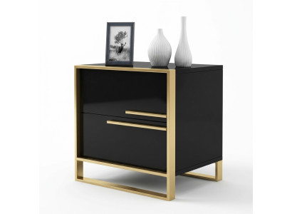 Ontwerp nachtkastje console luxe bijzettafel slaapkamer metalen consoles.