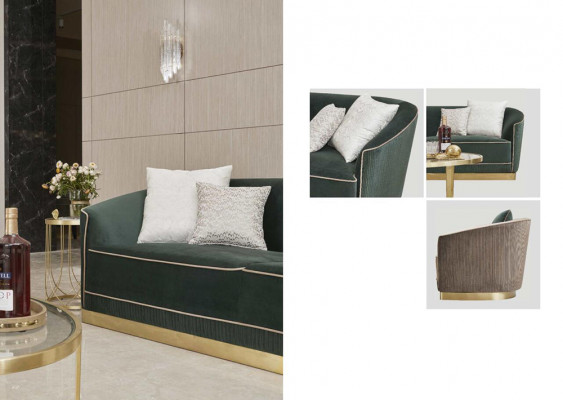 Ontwerpersbank Bankstel 3+1+1 Zits Bank Bekleding set Nieuw