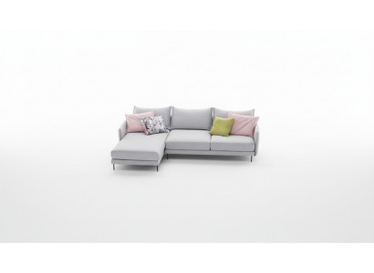 Hoekbank L-vorm Stof Bank Bekleed Zitbank Stof Hoek Italiaans Design Nieuw