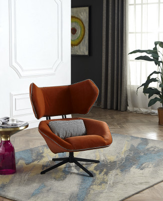 Lounge Luxe Televisie Club Bekleding Zitje Design Stoel Bank Bank Relax Stof