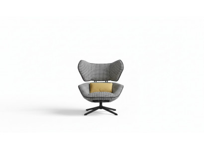 Lounge Luxe Televisie Club Bekleding Zitje Design Stoel Bank Bank Relax Stof