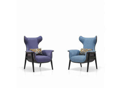 Stoelen Meubels Ontwerp Fauteuil Luxe Stoel Bekleding Cocktail Relax Bar Lounge Club