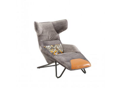 Ligstoel Club Lounge Designer TV Bank Stoel Stoelen Bekleding Zitmeubelen