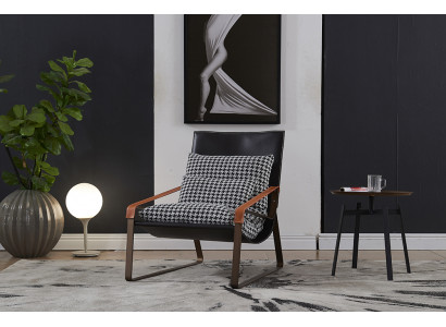 Fauteuil Ontwerp Bank Bank Relax Leer Lounge Club Beklede Stoel Luxe TV