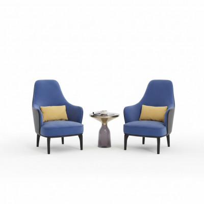 Lounge Luxe TV Club Stoel Bekleding Zitter Fauteuil Design Bank Bank Relax Stof