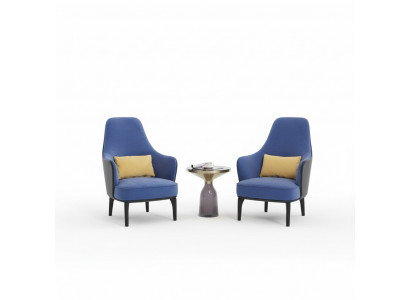 Lounge Luxe TV Club Stoel Bekleding Zitter Fauteuil Design Bank Bank Relax Stof