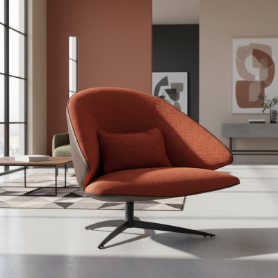 Ontwerp Fauteuil Bank Bank Relax Stof Lounge Luxe Televisie Club Bekleding Zitter