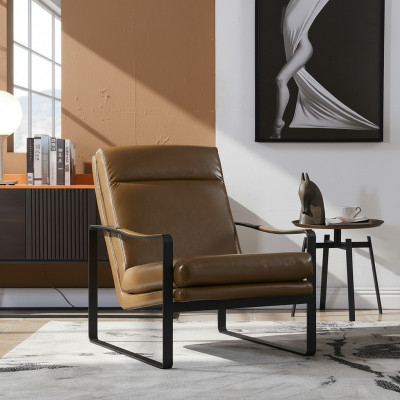 Stoel Ontwerp Bank Bank Relax Leder Lounge Luxe TV-club Bekleding Zitter