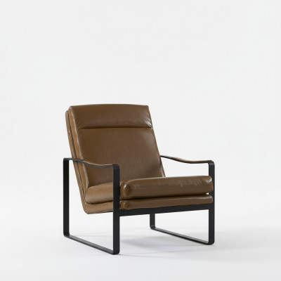 Stoel Ontwerp Bank Bank Relax Leder Lounge Luxe TV-club Bekleding Zitter
