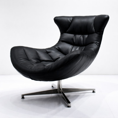 Fauteuil Ontwerp Bank Bank Zitsbank Leer Lounge Club Bekleding Luxe Oor Zit Ontspannen