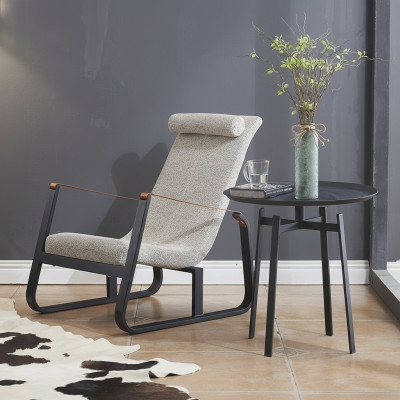 Club Polster Luxus Oor-ontspanningsstoel Ontwerpcouchbank Leren loungestoel