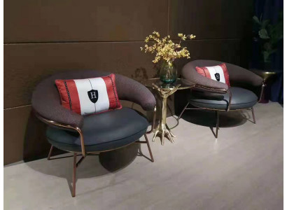 Ontwerp fauteuil luxe stoel bekleding cocktail ontspanning bar lounge club stoelen meubels