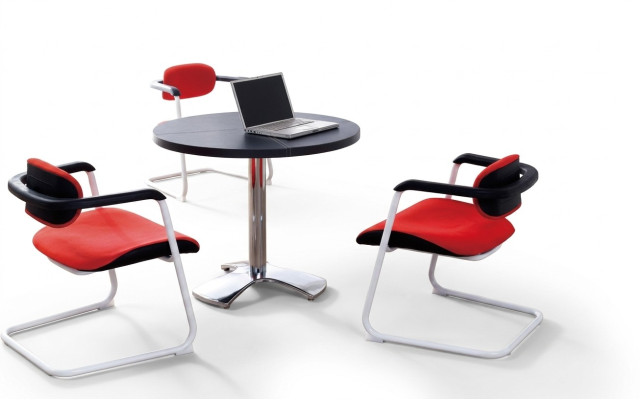Decoratieve Swingstoel Vrijhangende Bezoekersstoel Conferentiestoelen Fauteuil