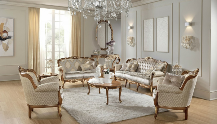 Klassieke stijl meubelen Italië bankstel sets groep 3+2 xlmoebel®