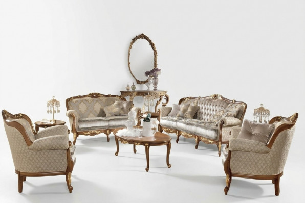 Klassieke stijl meubelen Italië bankstel sets groep 3+2 xlmoebel®