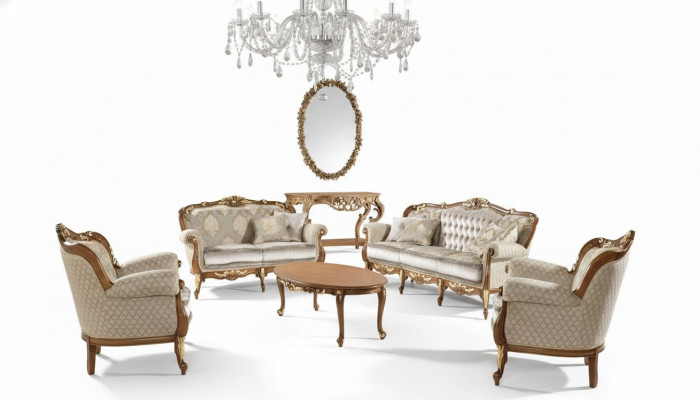Klassieke salontafel Italiaanse design meubels Woonkamer Bank Bank Tafel Nieuw