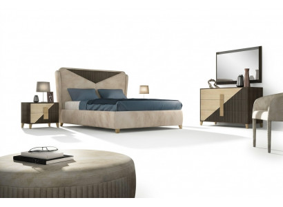 Bed nachtkastje dressoir 4-delige slaapkamerset design modern luxe bedden nieuw